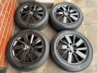 Nové Alu 16" 5x112 SEAT, Škoda, VW zimní 90% O3, DPH, TOP