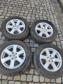 Prodán alu 16 Alutec Germany 5x112 Tiguan ET 40 letní pneu
