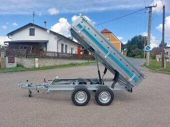 hydraulicky sklopný nebrzděný přívěs 750kg