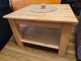 Konf.stolek, jídelní stůl skládací, regál s PC stolkem