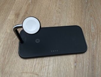 Zens Aluminium Dual Wireless Charger + Watch 10W