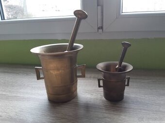 Mosazné hmoždířé s tloukem