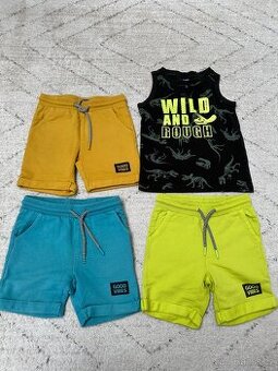 Set chlapeckých kraťasů a tílka vel 104 pro 4 roky