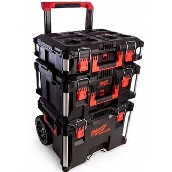 Milwaukee PACKOUT Pojízdná sada kufrů/boxů - nový