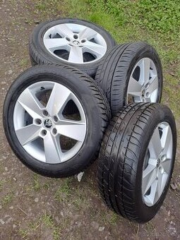 Alu kola 5x112 originál Škoda Octavia III 205/55 R16