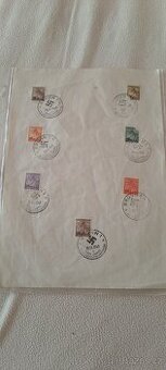 Známky s razítkem rok 1942