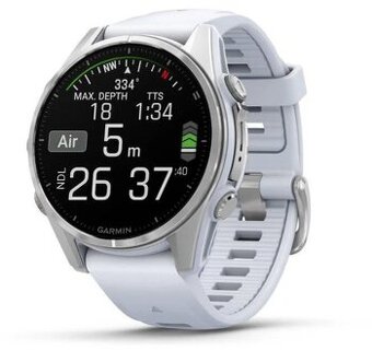 Garmin Fenix 8 43mm AMOLED White, komplet, záruka
