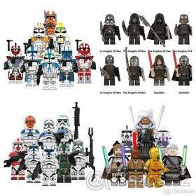 Rôzne figúrky Star Wars 2 (8ks) typ lego - nové