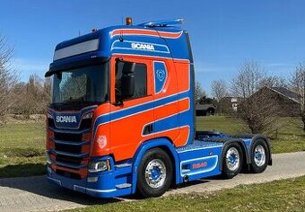 SCANIA R540 6x2 - tahač návěsů + PTO + retardér
