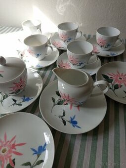 Čínský porcelán, orchidejový set