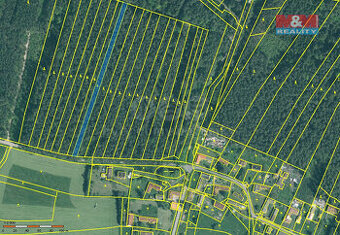 Prodej lesa, 2085 m², Dražíč - 1