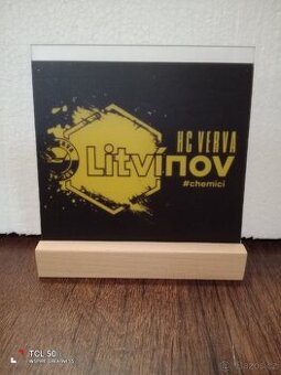 Reklamní stojánek HC Verva chemici Litvínov.