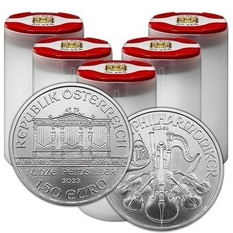 Koupím stříbrné investiční mince, 1oz