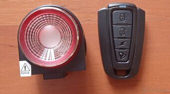 Alarm a světlo na kolo