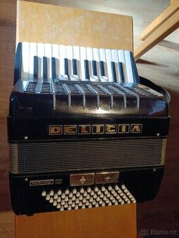 Nabízím k prodeji akordeon DELICIA Junior 3, 72 basů, Brno