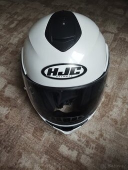 Výklopná helma HJC C91N Solid pearl white