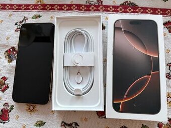 iPhone 16 Pro Max (256 GB) – Desert Titanium (ZÁRUKA)