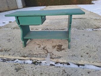 starožitná lavička- botník - na chalupu - 1