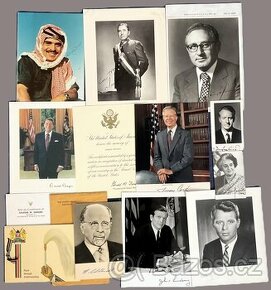 Koupím - autogramy politici - politika - autogram - podpisy