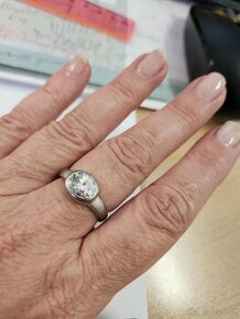 Krásný stříbrný prsten - 1
