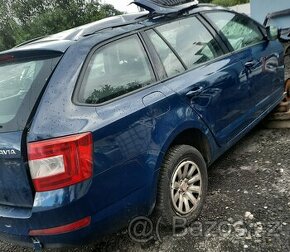 nd ze škoda octavia 3, 1.6.TDI 77kW, modrá