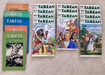 Tarzan E.R.Burroughs komplet - Ilus. Zdeněk Burian