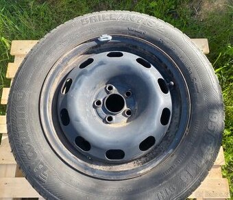 Disky R15 5x100 oreg Škoda Vw na slušných letních 195/65 R15