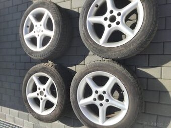 Alu kola Borbet r16/5x112 se zimními pneu 205/55/r16