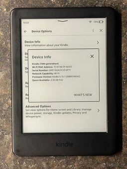 Čtečka knih Amazon Kindle 10. gen 4GB 2