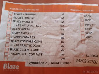 Kotel BLAZE PRAKTIK 25kW 860D Lambda