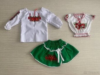 Prodám ukrajinské oblečení pro 3-5 letou holčičku - 1