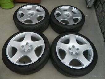 alu kola 5x100+letní pneu r17