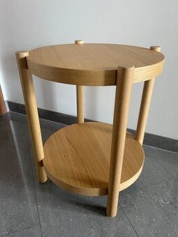 LISTERBY odkládací stolek, dýha dub, 50 cm