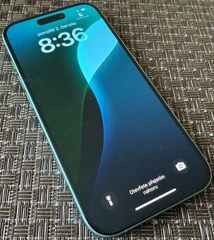iPhone 16 128GB Teal, AppleCare+ záruka, nový