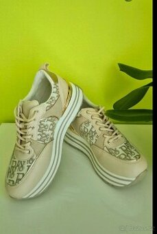 Béžové sneakersy Gavi - 1