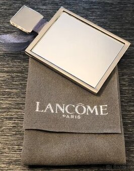 Lancome - stříbrné značkové kabelkové zrcátko