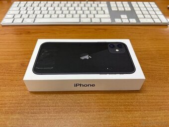 Apple iPhone 11 - 64GB Černý - Velmi pěkný
