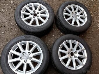 ALU Audi 7,5x16 5x112 et45+zimní pneu 225/55/16