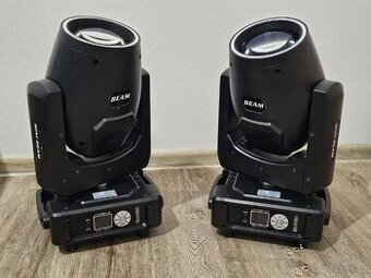 Otočné hlavy Beam 230W – výbojkové, nové (2 ks)