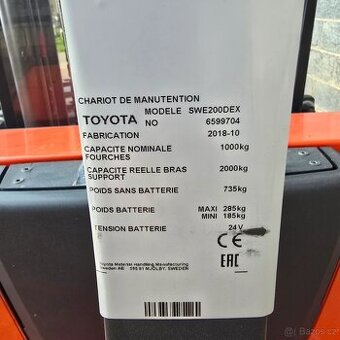 Toyota SWE 200D EX • 2018 • do EX zón • nízký stožár • 2000