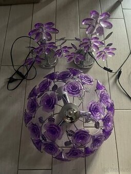 Sada noční lampičky a stropní světlo