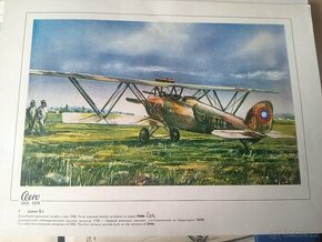 Obrázky letadel AERO 1918-1978 a brožuru Historie českoslove