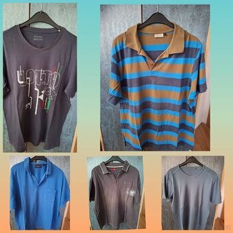Tričko polo pánské tričko 5ks vel. XXL