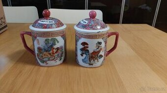 velké čínské hrnky s pokličkou