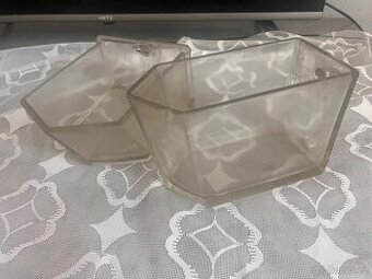 Skleněné dózy 10 ks