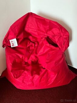 Sedací vak červený mat SIT&JOY
