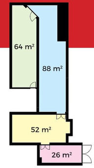 Pronájem skladu nebo provozovny, obchodní prostory, garáž