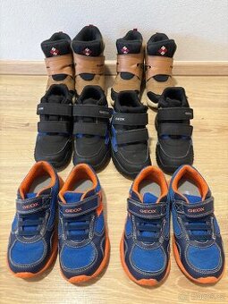 Dětské boty vel. 27 – Columbia + Geox – od 150 Kč