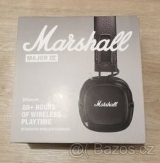 Marshall major IV Bluetooth černé