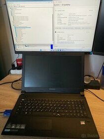 notebook Lenovo B50, Windows 11 (pouze na externí monitor)